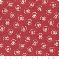 Ridgewood Ruby - rød med hvite roser