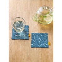 Sashiko kit: hidamar broderisett blått