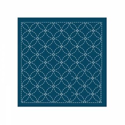 Sashiko sampler Traditional Design Nowaki - indigo