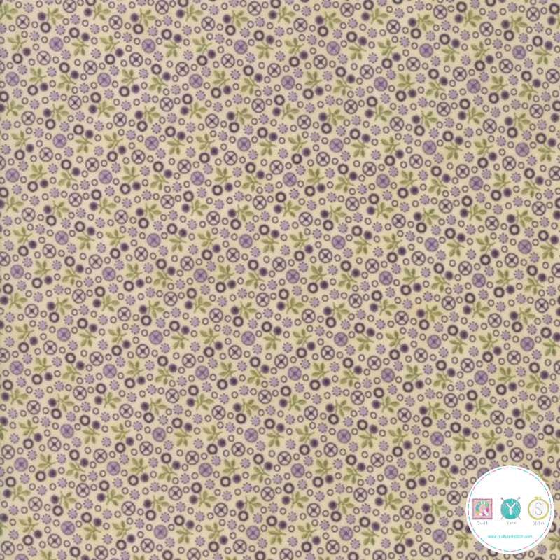 Sweet Violet-krem med blomster og sirkler