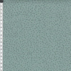 Quilters Coordinates-turkis med  bokstaver