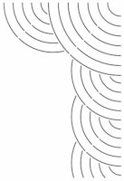 Quilt Stencil Corner - str 8.5in x 12.5in x 4in