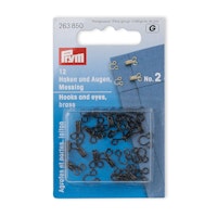 Prym Hekter No 2 , 12 stk pr.pakke