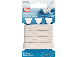 Prym Knappehullstrikk 12mm. -3m knapper