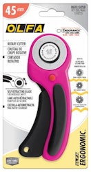 45mm Ergonomic Rotary Cutter-rosa