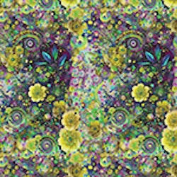 Whimsical Flower Garden- grønn små blomster
