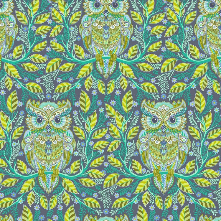 Tula Pink-Full Moon Forest II-Hootie Patootie