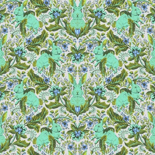 Tula Pink-Full Moon Forest II-HOPPY GO LUCKY