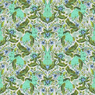 Tula Pink-Full Moon Forest II-HOPPY GO LUCKY