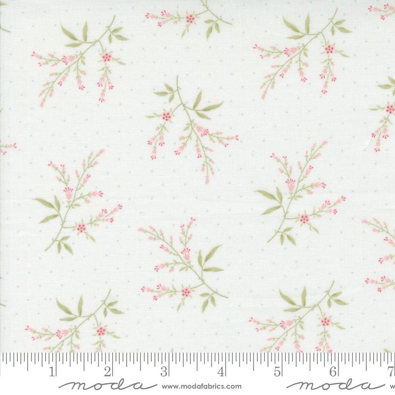 Moda-Muse hvit  blomster