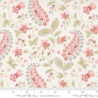 Moda-Muse hvit med blomster