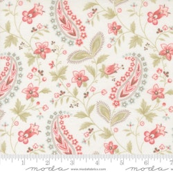 Moda-Muse hvit med blomster