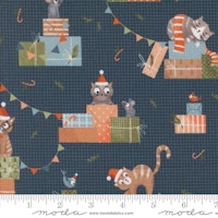 Moda-Purrfect Christmas midnight-mørk blå