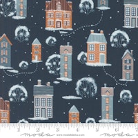 Moda-Purrfect Christmas Houses midnight-mørk blå