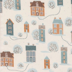 Moda-Purrfect Christmas Houses pearl-hvit