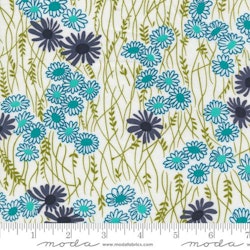 Moda-Color Crush Off White Turquoise