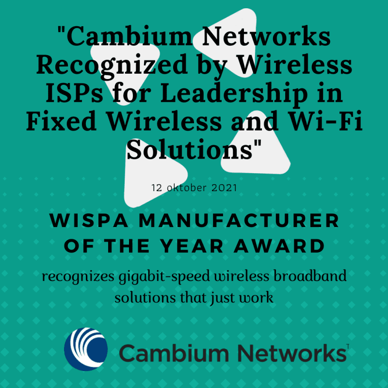 Grattis Cambium Networks!