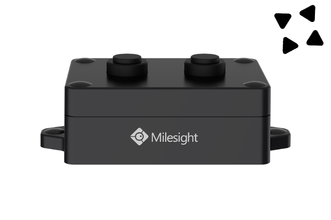 Milesight EM310-UDL. Idealisk för mycket exakt övervakning av fyllnadsnivåer för alla typer av avfall i olika behållare som papperskorgar och sopkärl