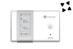 Milesight AM104, multifunktionell sensor för kontroll av olika partiklar och föroreningar i inomhusklimat