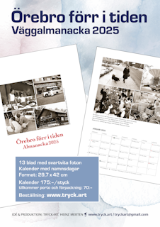 Örebro förr i tiden – Väggkalender  2025