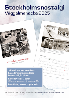 Stockholmsnostalgi – Väggkalender 2025