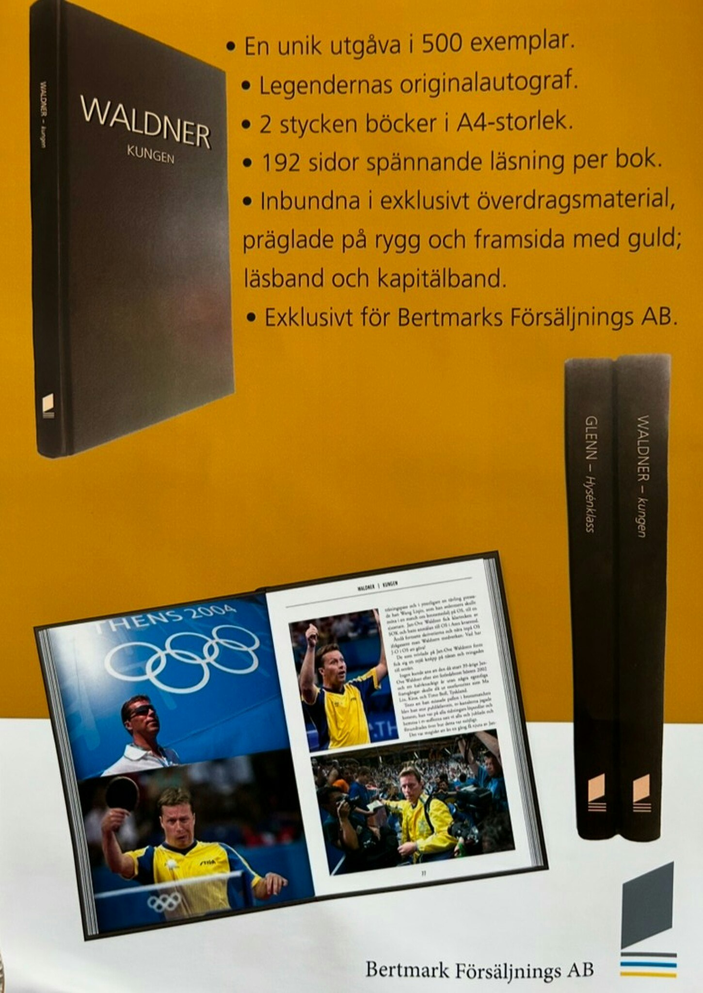 SPORTLEGENDER,  JO Waldner och Glenn Hysén