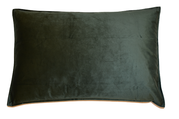 Kuddfodral Sammet MörkGrön - 40 x 60 cm - Ramons