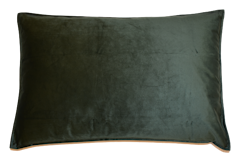 Kuddfodral Sammet MörkGrön - 40 x 60 cm
