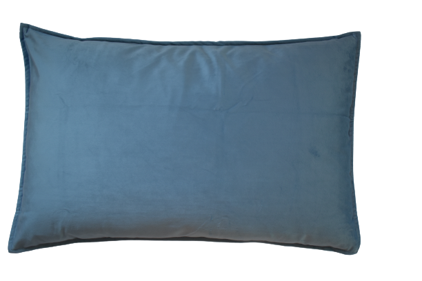 Kuddfodral Sammet Blå - 40 x 60 cm