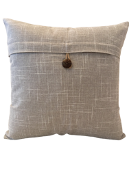 Kuddfodral med En knapp vintage Grå - 45 x 45 cm