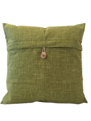 Kuddfodral med En knapp vintage Grön - 45 x 45 cm
