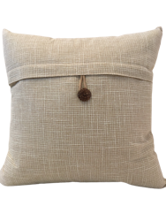Kuddfodral med En knapp vintage Ljusbrun   45 x 45 cm
