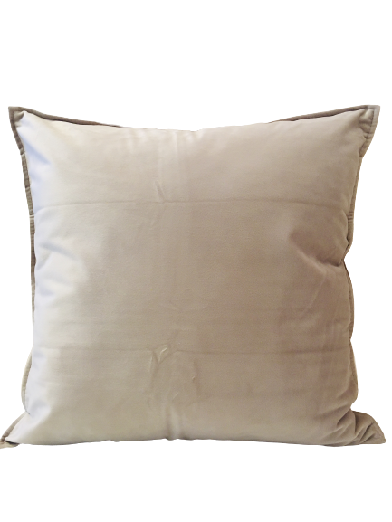 Kuddfodral Sammet Ljusgrå -  45 x 45 cm