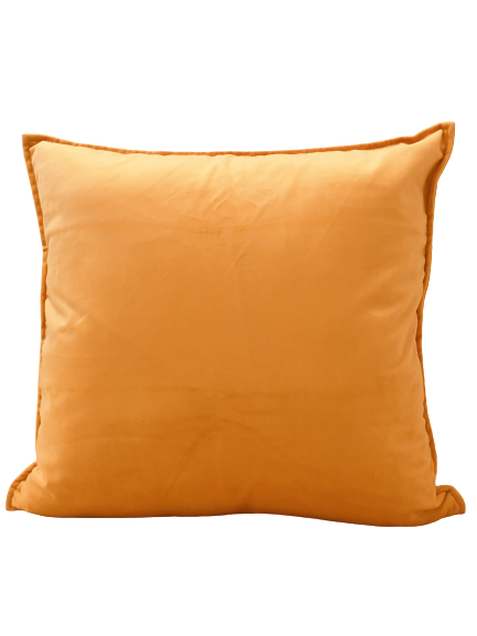 Kuddfodral Sammet Orange gul -  45 x 45 cm