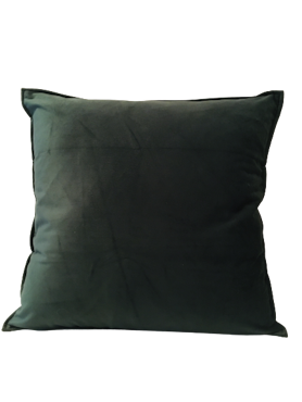 Kuddfodral Sammet Mörk Grön - 45 x 45 cm