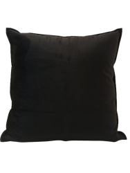Kuddfodral Sammet Svart -  45 x 45 cm