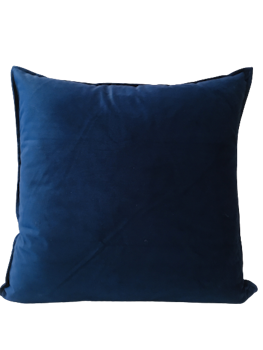 Kuddfodral Sammet Mörkblå -  45 x 45 cm