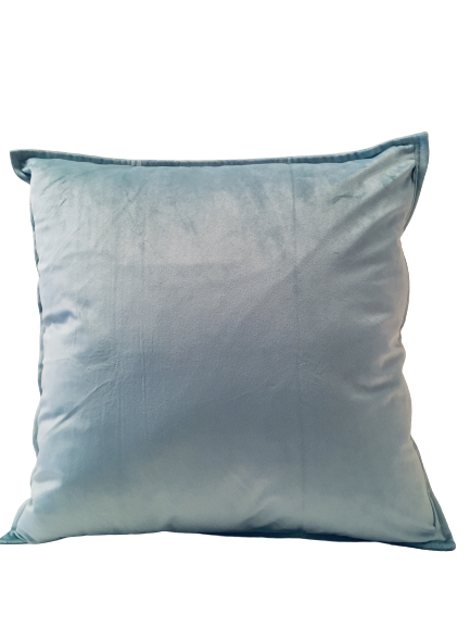 Kuddfodral Sammet Turkos - 45 x 45 cm