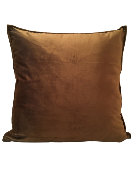 Kuddfodral Sammet Chokladbrun- 45x45 cm
