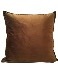Kuddfodral Sammet ChokladBrun -  45 x 45 cm