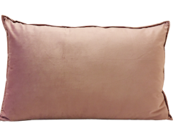 Kuddfodral Sammet Brun Rosa - 40 x 60 cm