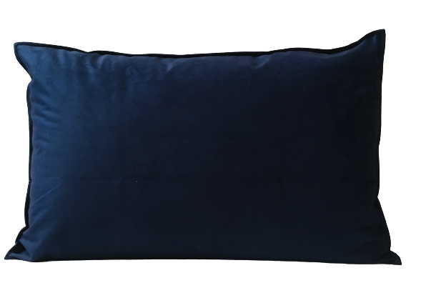 Kuddfodral Sammet MörkBlå - 40 x 60 cm
