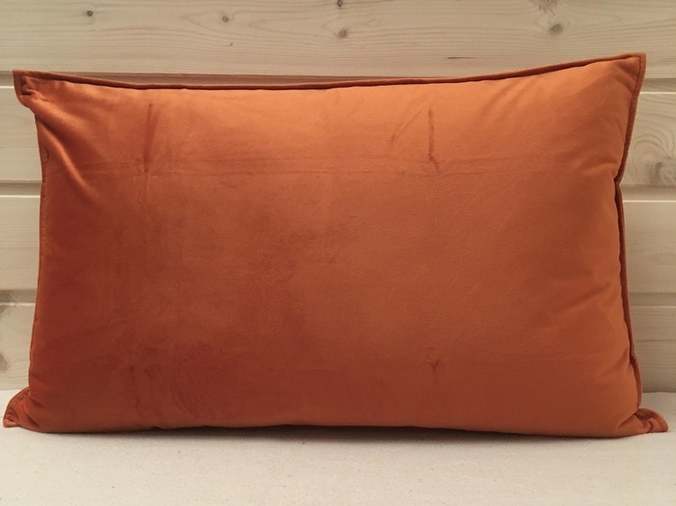 Kuddfodral Sammet Orange - 40 x 60 cm