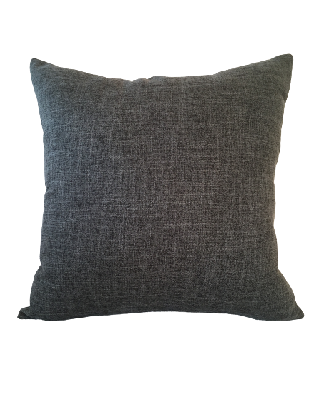 En färgat Kuddfodral , vävd kvalitet, Svart - 45 x 45 cm