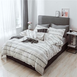 Påslakanset Boyi /264 x 299 cm / Vit / 100 %Bomull