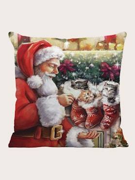 Jul tomtemotiv kuddfodral - 45 x 45 cm