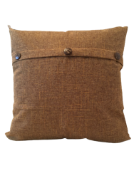 Kuddfodral med Tre knappar vintage Ljusbrun -  50 x 50 cm