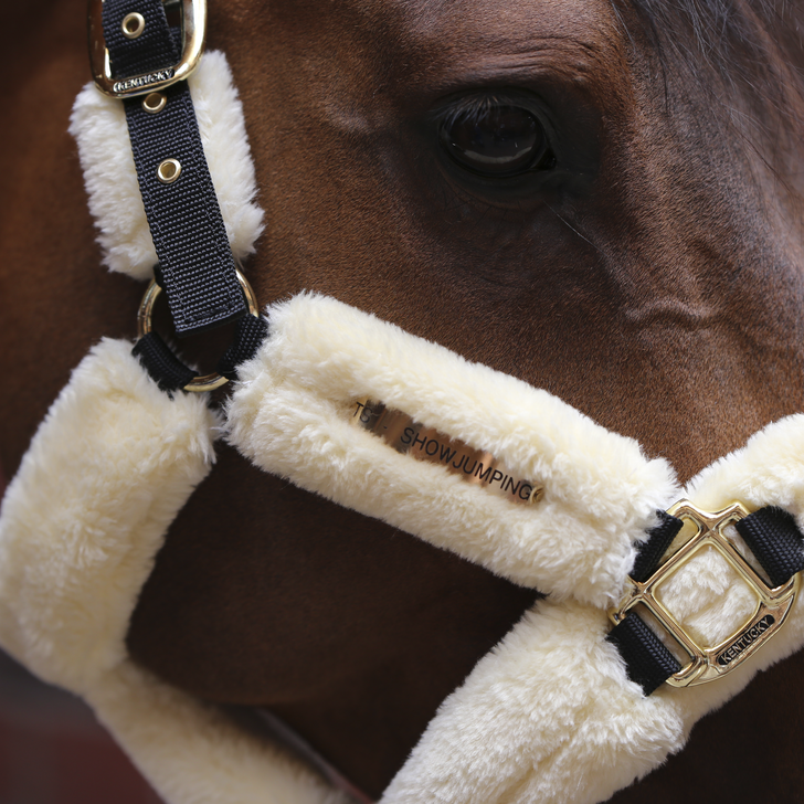 Kentucky Sheepskin Halter Natur