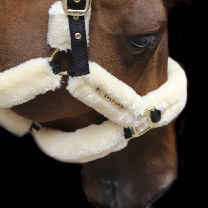 Kentucky Sheepskin Halter Natur