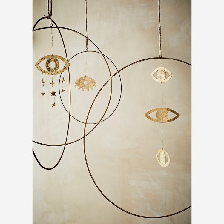 Hanging Eye Ornament With Stars